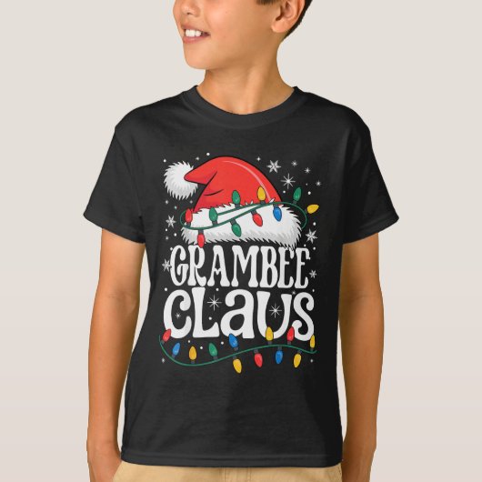 Kerstman Claus Grappig Kerst Kerstmis Oma Vakantie T-shirt (Voorkant)