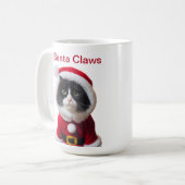 Kerstman Claws Koffiemok (Voorkant links)