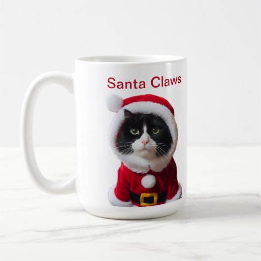 Kerstman Claws Koffiemok (Links)