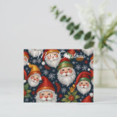  Kerstman Collectie Feestdagenkaart (Staand voorkant)