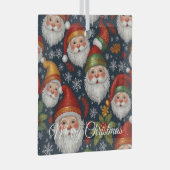 Kerstman Collectie Glas Ornament (Voorkant Rechts)