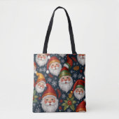  Kerstman Collectie Tote Bag (Voorkant)