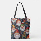 Kerstman Collectie Tote Bag (Achterkant)