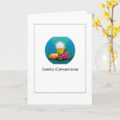 Kerstman Comunione - Heilige Communie in het Kaart (Gele Bloem)