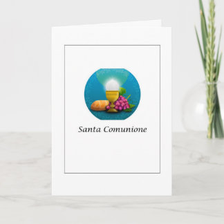 Kerstman Comunione - Heilige Communie in het Kaart