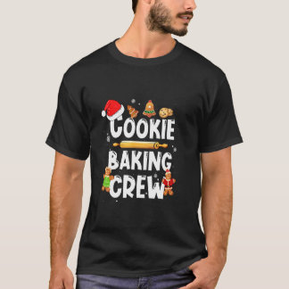 Kerstman Cookie Bakken Crew Gingerbread Pyjama T-shirt