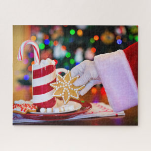Kerstman Cookies Kerstpuzzel Legpuzzel