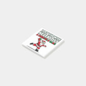 Kerstman Cornhole Spel Vakantie Grappige Kerst Cit Post-it® Notes (Schuin)