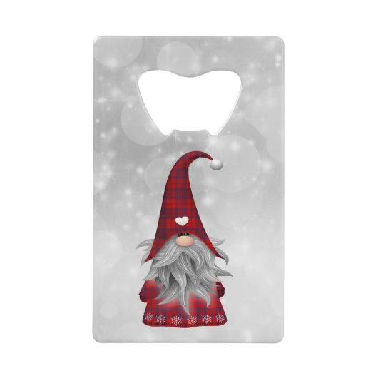 Kerstman creditkaart flessenopener (Voorkant)