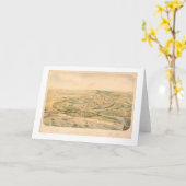 Kerstman Cruz, CA. Panoramische Kaart (Herstelde (Gele Bloem)