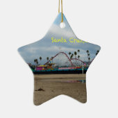 Kerstman Cruz Californië Keramisch Ornament (Rechts)