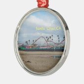 Kerstman Cruz Californië Metalen Ornament (Links)