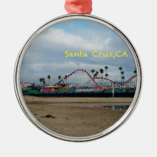 Kerstman Cruz Californië Metalen Ornament