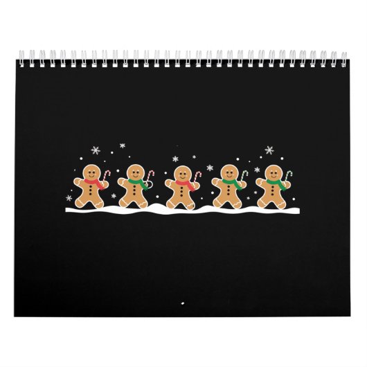 Kerstman Cute Kerst Vakantie Bakker Kalender (Hoes)