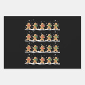 Kerstman Cute Kerst Vakantie Banketbakker Inpakpapier Vel (Voorkant)