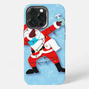 Kerstman Dabbing Kerstmis covid iPhone 13 Pro Hoesje