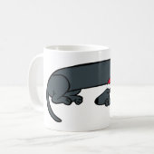Kerstman-Dachshund Slaapmok Koffiemok (Voorkant links)