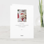 Kerstman & de Kaart van de Poedel (Achterkant)