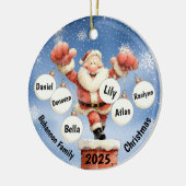 Kerstman decoratie voor de schoorsteen (Links)