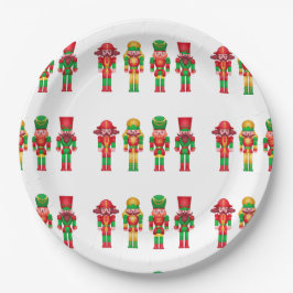 Kerstman decoratie voor kerst papieren bordje
