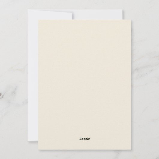 kerstman, decoratieve kerstgrens feestdagenkaart (Achterkant)