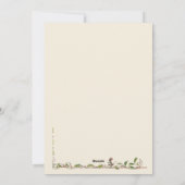  kerstman, decoratieve kerstgrens feestdagenkaart (Achterkant)