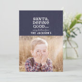 KERSTMAN, DEFINIEER GOED FEESTDAGENKAART (Staand voorkant)