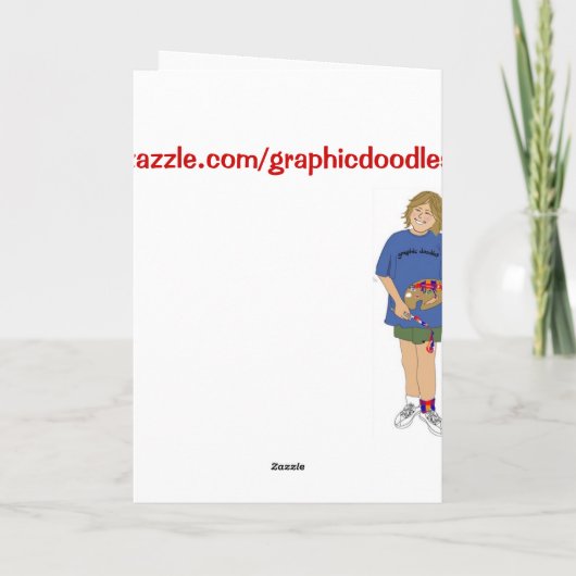 Kerstman die de kaart van Kerstmis golfing (Achterkant)