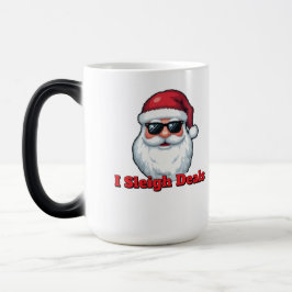 Kerstman die deals vernietigt Funny Holiday Shoppi Magische Mok