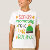 Kerstman die me promoveert naar Big Brother Christ T-shirt (Voorkant)