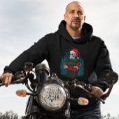 Kerstman die met kerstman de kerstman koelt  hoodie