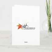 KERSTMAN & DIERLIJKE VRIENDEN FEESTDAGEN KAART (Achterkant)