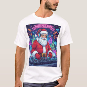Kerstman DJ Kerstfeest T-Shirt