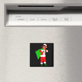 Kerstman Donald Trump Grappig Kerst Ugly Xmas Magneet (Insitu (Vaatwasser))