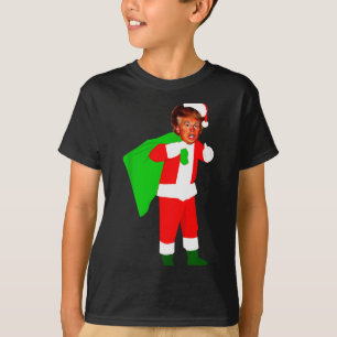 Kerstman Donald Trump Grappig Kerstman Lelijke Ker T-shirt