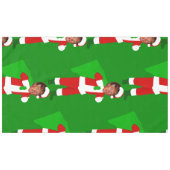 Kerstman Donald Trump grappige kerst Tafelkleed (Voorkant (Horizontaal))