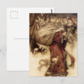“Kerstman” door Arthur Rackham Briefkaart (Voorkant / Achterkant)