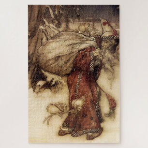 “Kerstman” door Arthur Rackham Legpuzzel