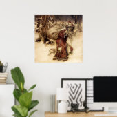 “Kerstman” door Arthur Rackham Poster (Thuiskantoor)