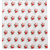 kerstman douchegordijn (Voorkant)