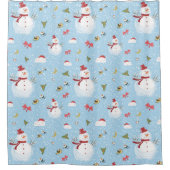 Kerstman Douchegordijn (Voorkant)