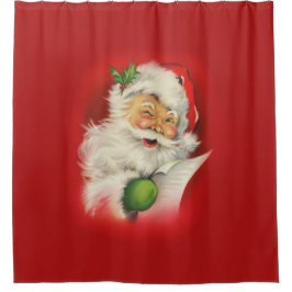  kerstman douchegordijn