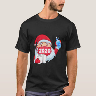 Kerstman dragen masker met wc-papier- Quarantaine  T-shirt