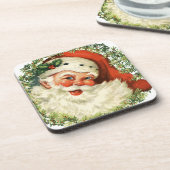 kerstman drankjes onderzetter (Linkerzijde)