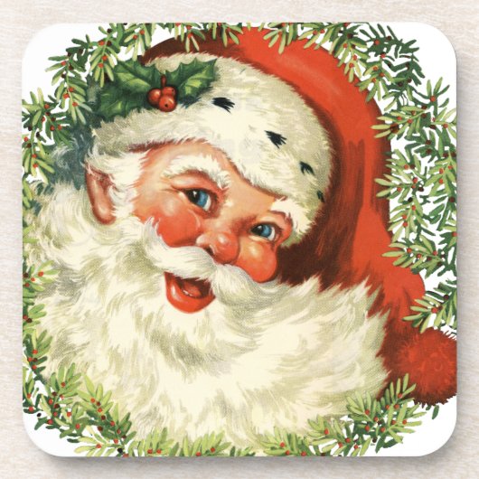 kerstman drankjes onderzetter (Voorkant)