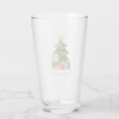 kerstman Drink glas (Achterkant)