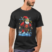 Kerstman duiker duiken in het Zee liefde T-shirt (Voorkant)