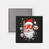 Kerstman Duikuitrusting Grappige Duiker Kerstmis Magneet (Voorkant / Achterkant)