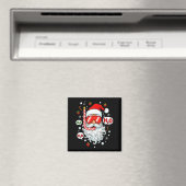 Kerstman Duikuitrusting Grappige Duiker Kerstmis Magneet (Insitu (Vaatwasser))