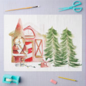 Kerstman Dwerg Ontwerp 2 Tissuepapier (Craft)